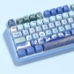Scenic Lakes Mountain 104+34 / 54 Cherry Profile Keycap Set Cherry MX PBT Dye-subbed for Mechanical Gaming Keyboard